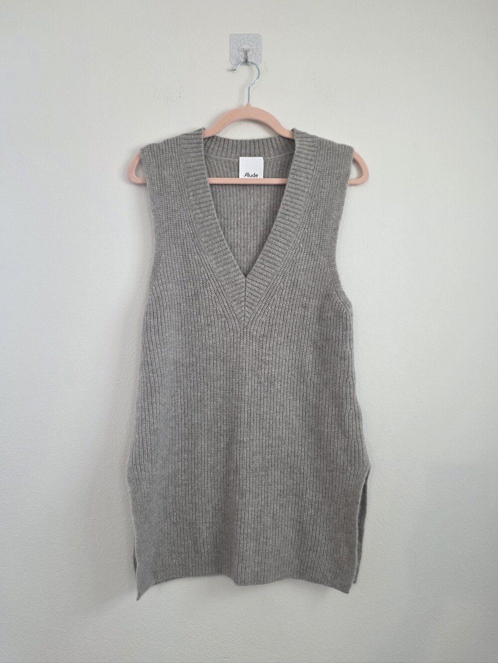 Allude Cashmere Knit Sweater Vest